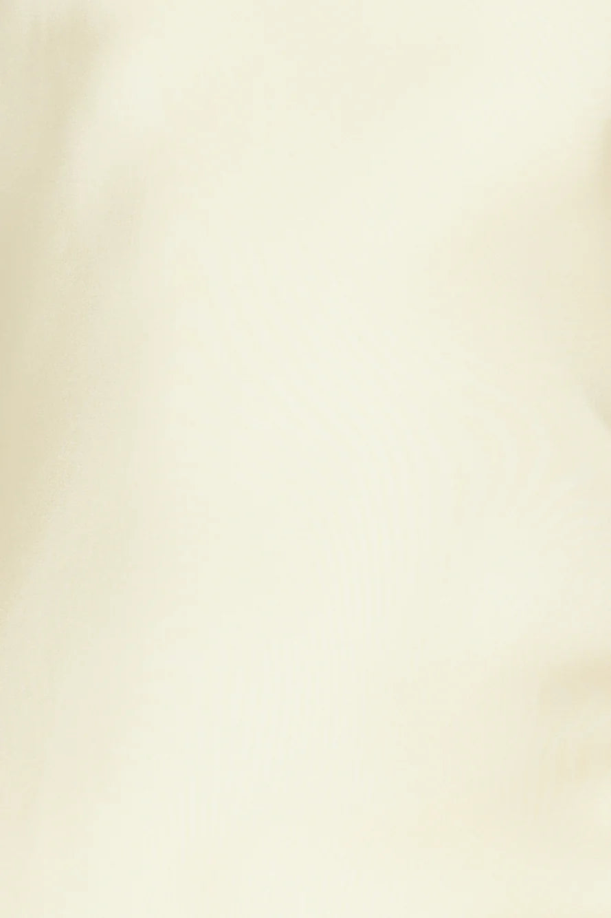 Crystal Glass Satin Maxi Dress Yellow